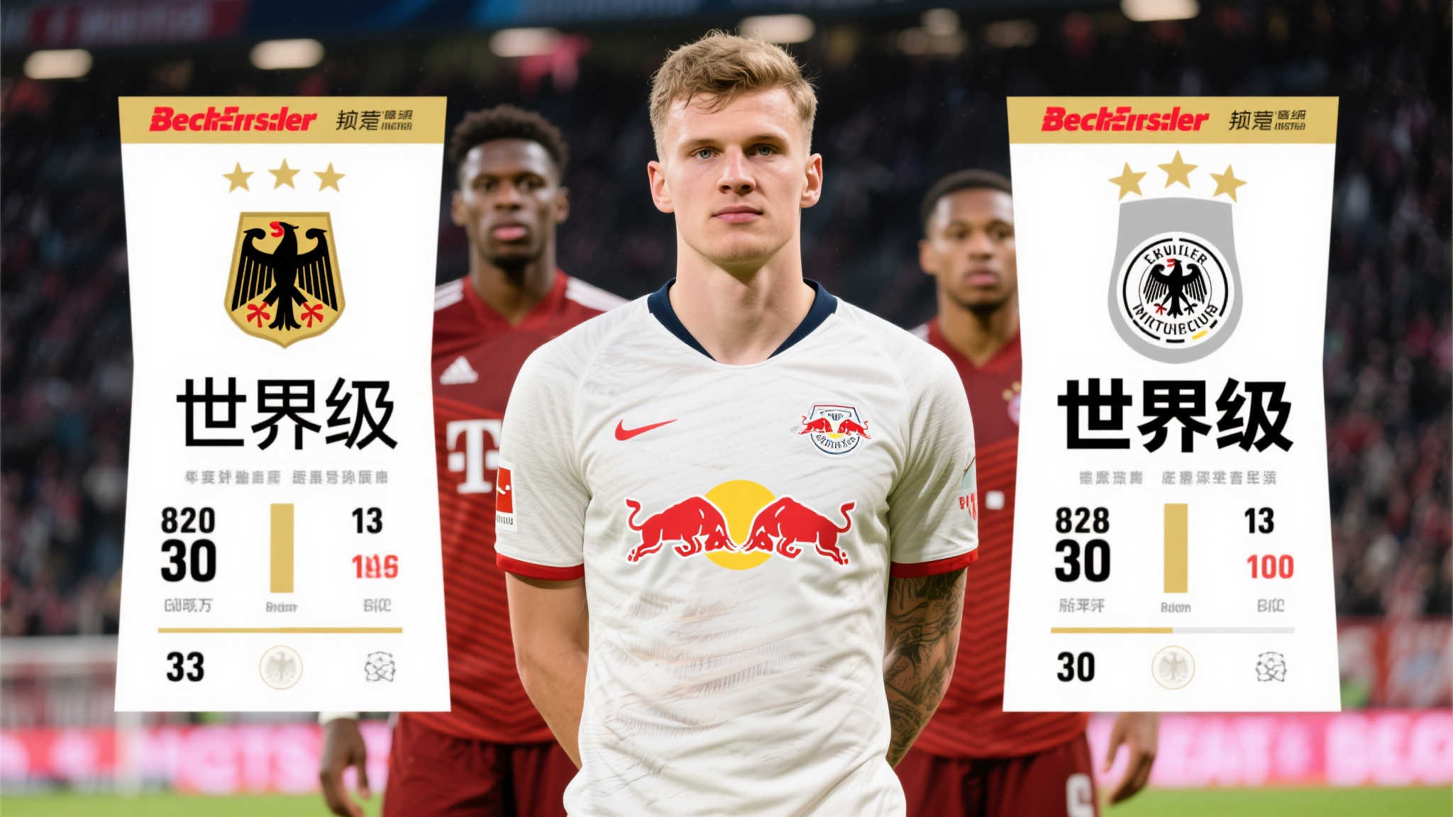 德甲中卫最新评级:无世界级,施洛特贝克与若领衔 在欧洲五大联赛中,德甲的竞争力和观赏性一直备受球迷